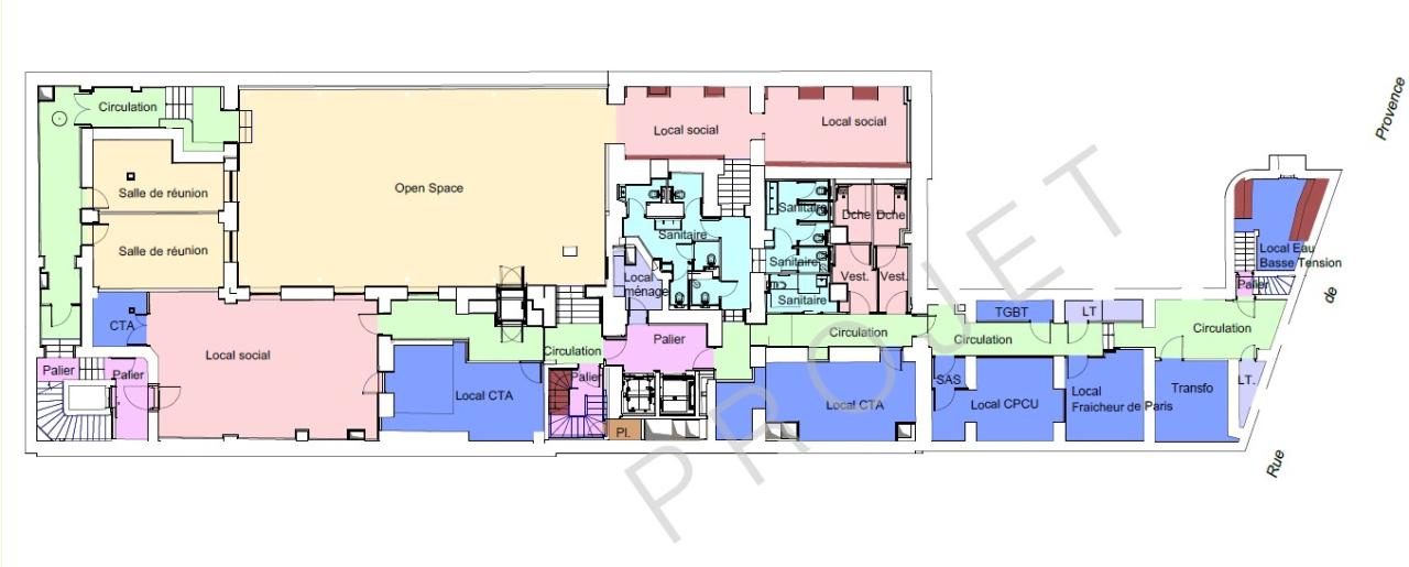 Bureau Paris 3097m² Location bureau Paris OLBUR2200976 12